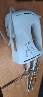 Mixer Philips met deeghaken en garde, Witgoed en Apparatuur, Keukenmixers, Minder dan 1 liter, Ophalen of Verzenden, Gebruikt