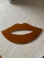 Brons spiegel “ Lip” 60x30 cm, Huis en Inrichting, Minder dan 50 cm, Ophalen of Verzenden, Zo goed als nieuw, Minder dan 100 cm