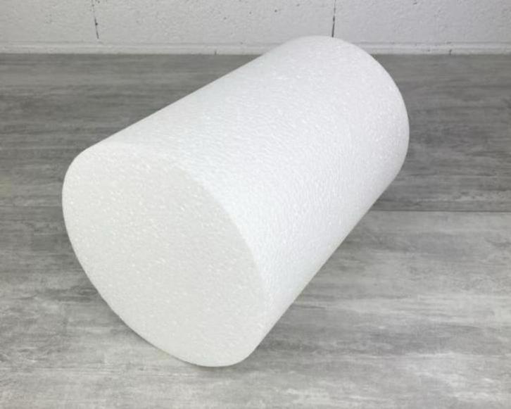 Piepschuimzuil Polystyropor-cilinder 30 x 20 cm, Hobby en Vrije tijd, Knutselen, Nieuw, Materiaal, Ophalen
