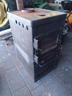 Grote gietijzeren houtkachel, Huis en Inrichting, Kachels, Ophalen, Gebruikt, Hout, Houtkachel