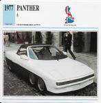 Ma938 autokaart panther 6 ( 1977 ), Verzenden, Zo goed als nieuw, Auto's