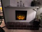 Elektrische haard met verwarming, Huis en Inrichting, Haarden, Ophalen of Verzenden, Gebruikt, Inbouwhaard, Elektrische haard