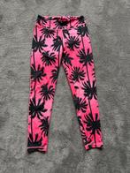 Sportlegging roze met palmbomen mt L, Maat 42/44 (L), Ophalen of Verzenden, Roze, Fitness of Aerobics