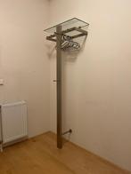 Roestvrijstalen kapstok + hangers, Huis en Inrichting, Woonaccessoires | Kapstokken, Zo goed als nieuw, Metaal, 150 tot 200 cm