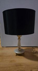 Vintage tafellamp met marmer en messing pootjes!, Huis en Inrichting, Lampen | Tafellampen, Ophalen of Verzenden, Minder dan 50 cm