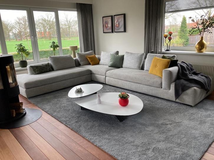 Hoekbank, Huis en Inrichting, Banken | Bankstellen, Zo goed als nieuw, Hoekbank, Vierpersoons of meer, 300 cm of meer, 75 tot 100 cm