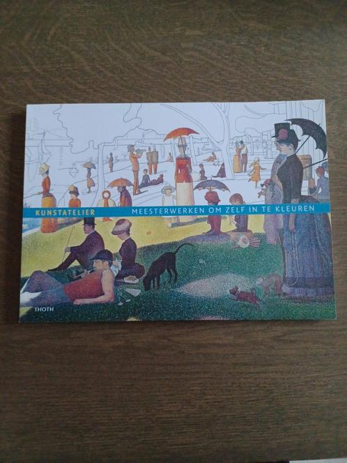 MEESTERWERKEN OM ZELF IN TE KLEUREN - KUNSTATELIER - € 12,50, Hobby en Vrije tijd, Schilderen, Nieuw, Ophalen of Verzenden
