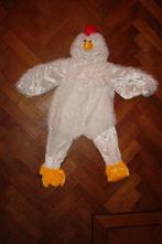 CARNAVAL kip haan pluche velours pak, wit geel rood, maat 92, Ophalen of Verzenden, Nieuw, 104 of kleiner, Jongen