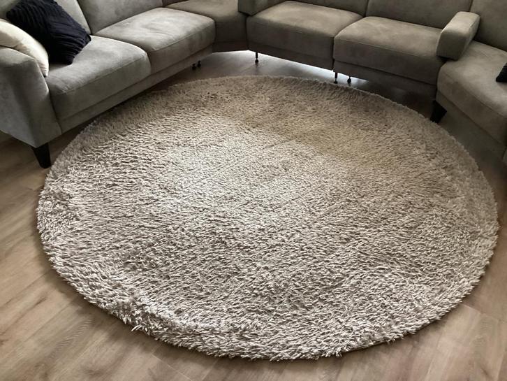 Prachtig rond vloerkleed, Huis en Inrichting, Stoffering | Tapijten en Kleden, Zo goed als nieuw, 200 cm of meer, 200 cm of meer