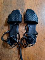 Nieuwe zwarte Shabbies vetersandaal. Leer. Maat 41, Kleding | Dames, Schoenen, Ophalen of Verzenden, Nieuw
