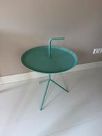 Hay DLM XL bijzettafel 48 groenblauw, Minder dan 55 cm, Metaal of Aluminium, Rond, Zo goed als nieuw