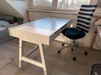 WOOOD Nikki bureau van massief grenenhout in witte kleur., Ophalen, Gebruikt, Bureau