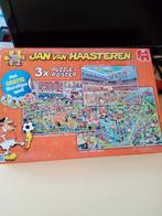 Jan van haasteren voetbal 3x puzzel +poster  en bierviltjes, Ophalen of Verzenden, 500 t/m 1500 stukjes, Zo goed als nieuw, Legpuzzel