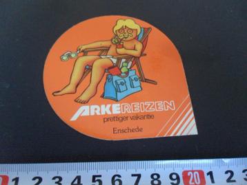 sticker Enschede ARKE REIZEN Prettiger vakantie  strip  beschikbaar voor biedingen