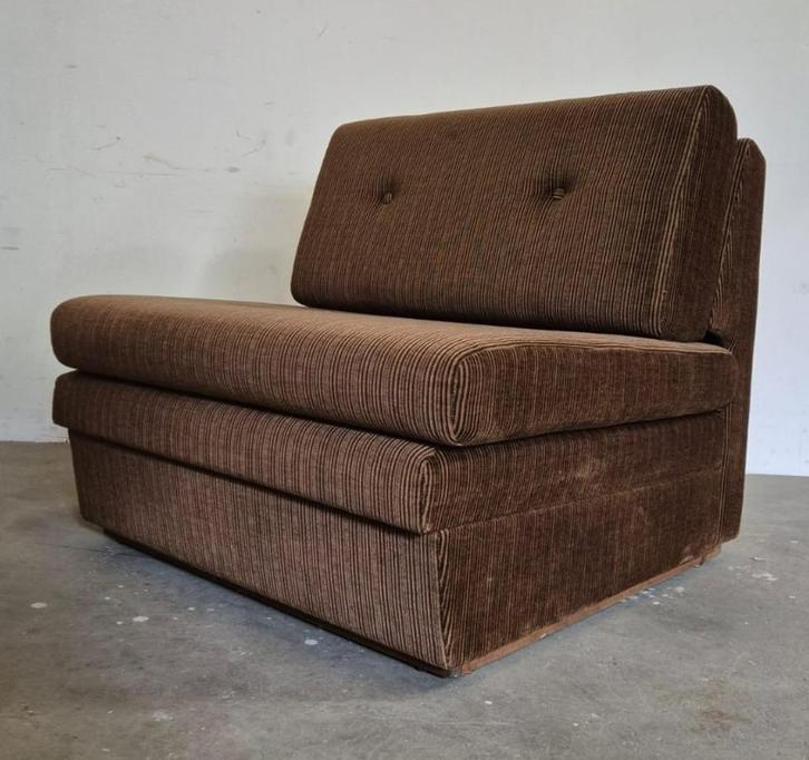 Jaren 70 daybed, Huis en Inrichting, Banken | Sofa's en Chaises Longues, Eenpersoons, Minder dan 150 cm, Ophalen