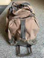 Samsonite reistas met trekstang en wieltjes, Uitschuifbare handgreep, 30 cm of meer, Gebruikt, Bruin