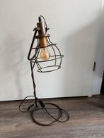 Bronzen tafellamp - 60 cm hoog, Ophalen of Verzenden, Gebruikt, Metaal, 50 tot 75 cm