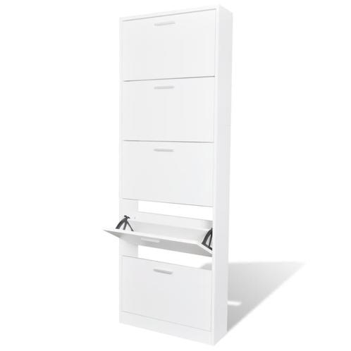 AANBIEDING | Schoenenkast 5 laags hoogglans wit! GRTS BEZORG, Huis en Inrichting, Kasten | Schoenenkasten, Nieuw, Verzenden