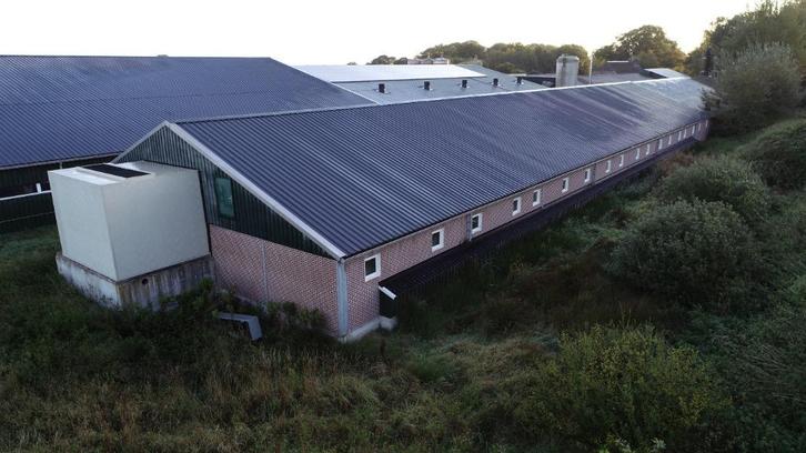 Ca. 920 m² staalconstructie incl. sandwich dakpanelen 40/75, Doe-het-zelf en Verbouw, Isolatie en Afdichting, Gebruikt, Dakisolatie