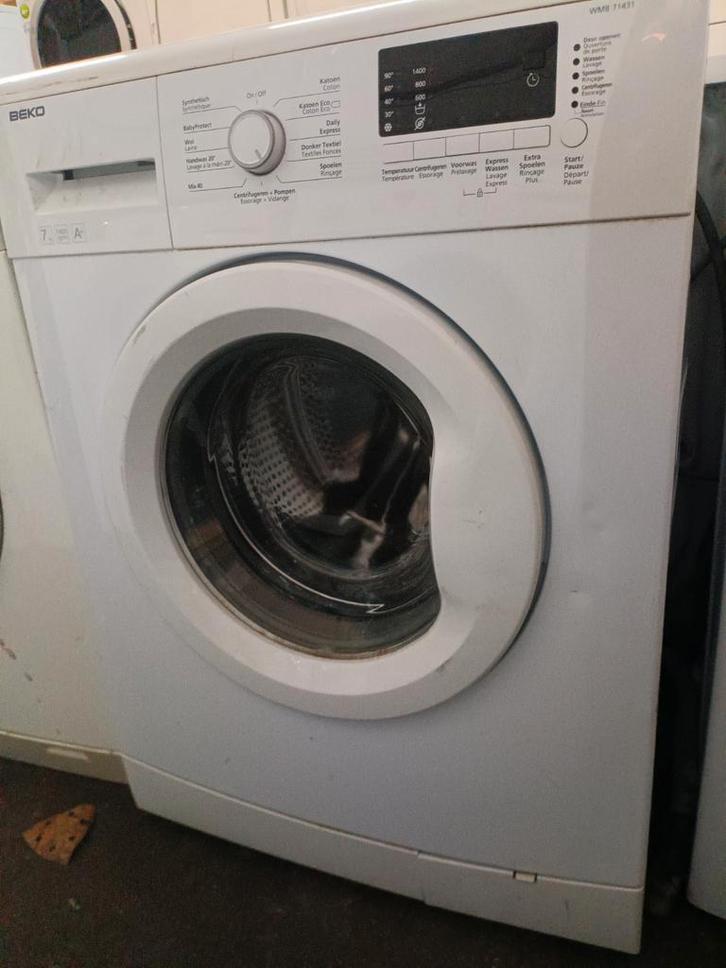 Beko WMB71431 wasmachine 7 KG, Witgoed en Apparatuur, Wasmachines, Zo goed als nieuw, Voorlader, 6 tot 8 kg, 85 tot 90 cm, 1200 tot 1600 toeren
