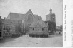 Workum  herv. Kerk  Toren  en Waag, 1940 tot 1960, Ongelopen, Ophalen of Verzenden, Friesland