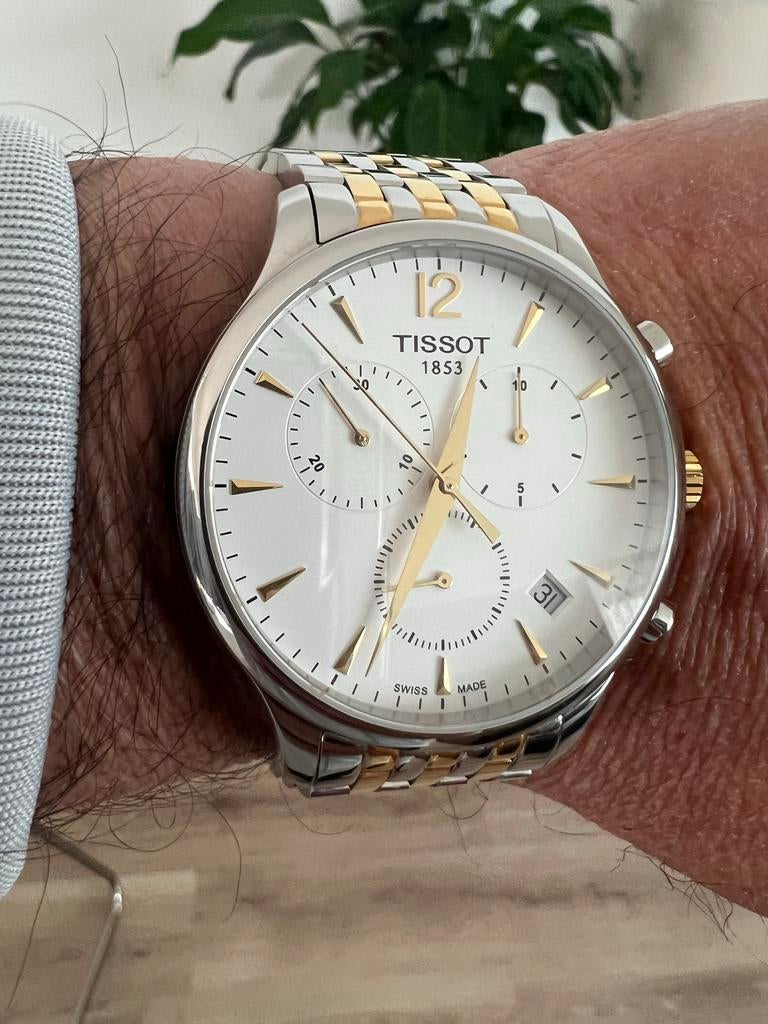 Tissot heren horloge, Ophalen of Verzenden, Nieuw, Staal, Overige merken