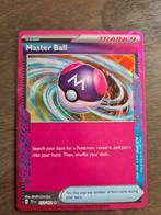 Master Ball 153/162 Temporal forces Pokemonkaart, Hobby en Vrije tijd, Verzamelkaartspellen | Pokémon, Nieuw, Foil, Ophalen of Verzenden