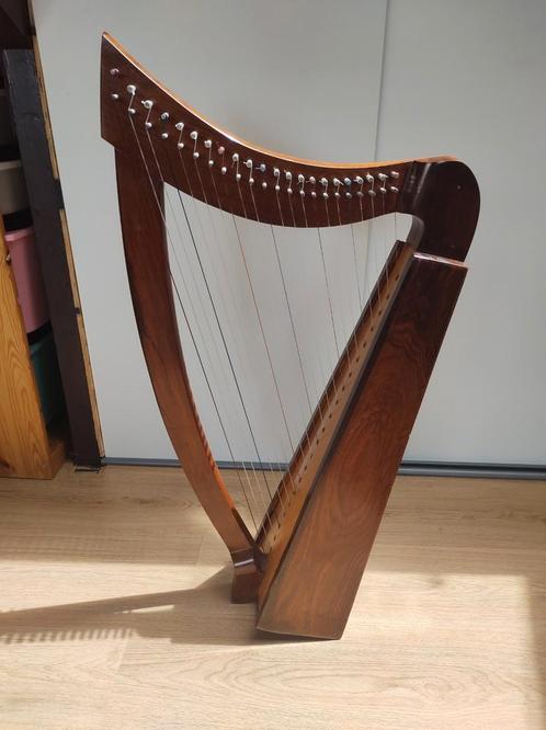 Harpje met 22 snaren, Muziek en Instrumenten, Snaarinstrumenten | Harpen, Gebruikt, Ophalen