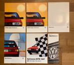 6x VW SCIROCCO brochure/folder jrn 80, Ophalen of Verzenden, Zo goed als nieuw, Volkswagen