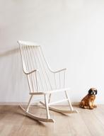 Witte vintage schommelstoel. Grandessa - Lena Larsson Nesto, O, Wit, Eén, Retro, vintage, scnadinavisch, nesto, design, mid century