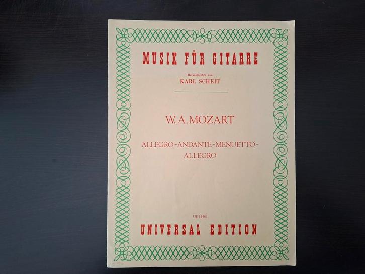 Mozart - Musik für Gitarre - Karl Scheit, Muziek en Instrumenten, Bladmuziek, Gebruikt, Artiest of Componist, Klassiek, Gitaar