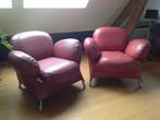 Twee leren design fauteuils Bobo Gerard vd Berg Label, Huis en Inrichting, Fauteuils, Ophalen, Zo goed als nieuw, 75 tot 100 cm