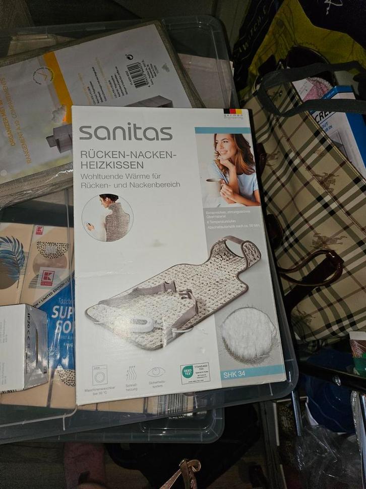 Sanitas Rug-Nek Warmtekussen SHK 34, Witgoed en Apparatuur, Persoonlijke-verzorgingsapparatuur, Zo goed als nieuw, Overige typen