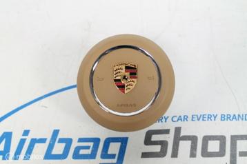 Stuur airbag beige Porsche Cayenne (2017-heden) beschikbaar voor biedingen