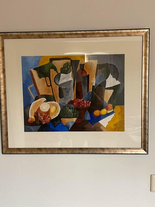 Stilleven modernistich abstract., Antiek en Kunst, Kunst | Schilderijen | Abstract, Ophalen