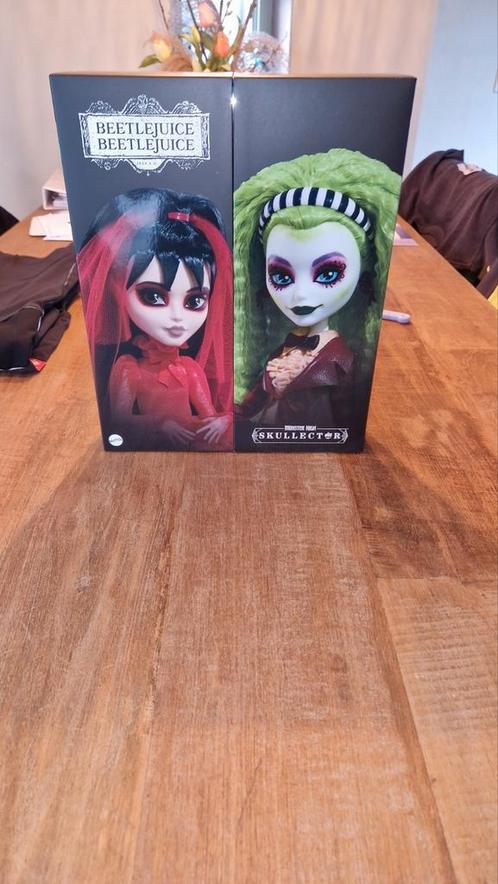Monster High Beetlejuice Skullector 2-Pack Set LE Nieuw, Verzamelen, Poppen, Nieuw, Ophalen of Verzenden