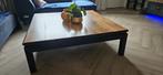 Salontafel, Huis en Inrichting, Ophalen, Gebruikt, 75 cm of meer, Robuuste eiken tafel