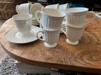 Leuk koffie sevies., Huis en Inrichting, Keuken | Servies, Ophalen of Verzenden, Zo goed als nieuw, Effen, Kop(pen) en/of Schotel(s)