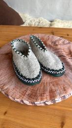 Vilten wollen sloffen met leren zool maat 26, Ophalen, Alpler, Jongen of Meisje, Schoenen