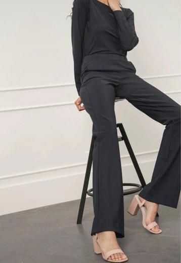 Studio Anneloes Flair Bonded Trousers zwart XS beschikbaar voor biedingen