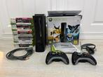 Xbox 360 Elite Compleet met 2 controllers + 20 Games!, 360 Elite of Super Elite, Met 2 controllers, Ophalen of Verzenden, Zo goed als nieuw