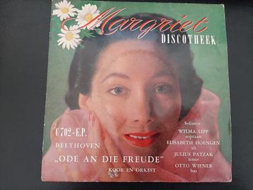 Margriet Discotheek, Ode an die Freude""Beethoven, C 702- EP beschikbaar voor biedingen