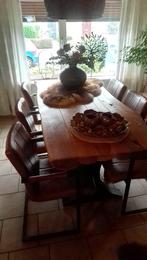 6 eetkamerstoelen Jackson cognac kleur 35€ per stuk, Huis en Inrichting, Stoelen, Ophalen, Overige kleuren, Zo goed als nieuw