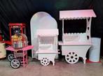 Snoepkar candycar popcorn suikerspin, Hobby en Vrije tijd, Feestartikelen | Verhuur, Ophalen, Zo goed als nieuw, Overige