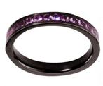 Melano style ring  (Pink Amethist)- Size: 19mm-, Sieraden, Tassen en Uiterlijk, Ringen, 19 tot 20, Paars, Nieuw, Dame of Heer