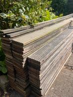 Hardhouten vlonderplanken 25 mm dikte , 29 m2, Tuin en Terras, Palen, Balken en Planken, Ophalen, Gebruikt, Planken, Hardhout