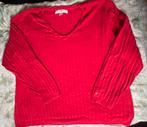 Tommy Hilfiger trui v hals rood xxl 3xl 46-48, Ophalen of Verzenden, Zo goed als nieuw, Maat 46/48 (XL) of groter, Rood