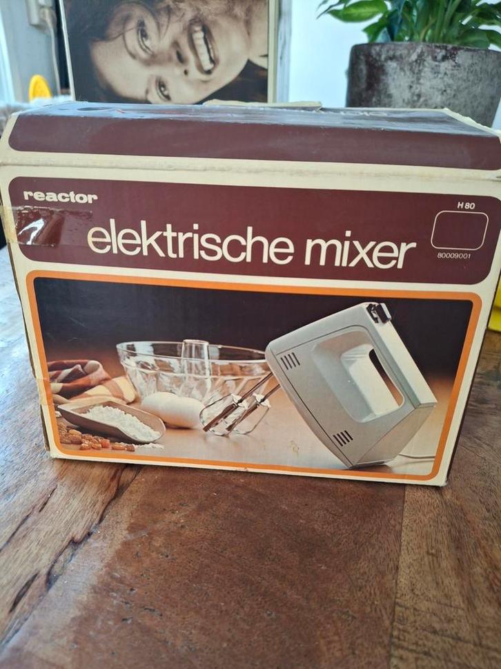 Vintage Reactor Elektrische Mixer H80, Witgoed en Apparatuur, Keukenmixers, Gebruikt, Minder dan 1 liter, 3 snelheden of meer