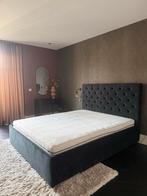 Mooi tweepersoons bed 160x200 met lades en hoofdbord, Ophalen, Gebruikt, Tweepersoons, 200 cm