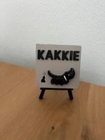 Mooie, nieuwe tegeltje met KAKKIE, Ophalen of Verzenden, Nieuw